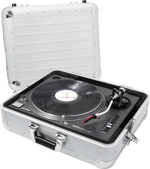 Zomo Flightcase SL-12 XT | Technics SL-1200 / SL-1210 - argintiu