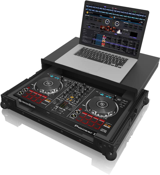 Flightcase Zomo P-DDJ-RB Plus NSE negru, închis, vedere din față