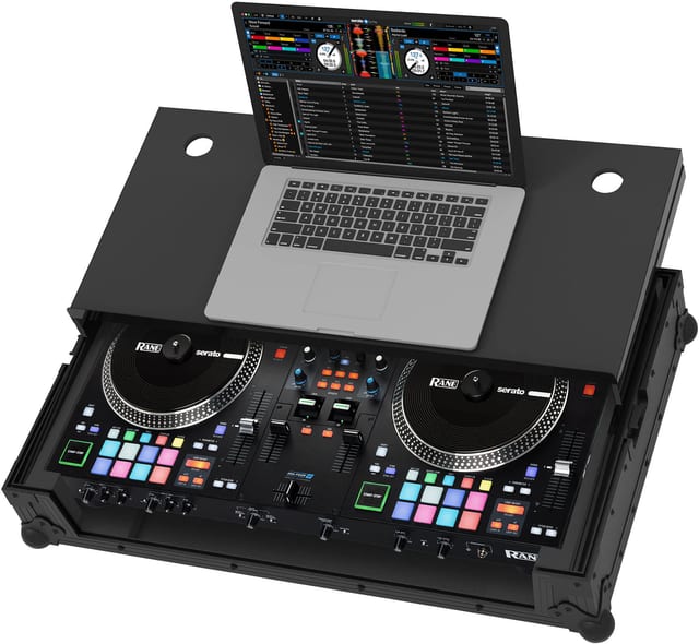 Flightcase Zomo Rane ONE Plus NSE negru, cu profile din aluminiu și protecții de colț
