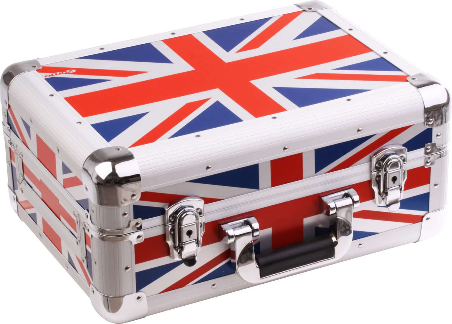 Zomo Flightcase CDJ-10 XT UK-Flag, vedere frontală