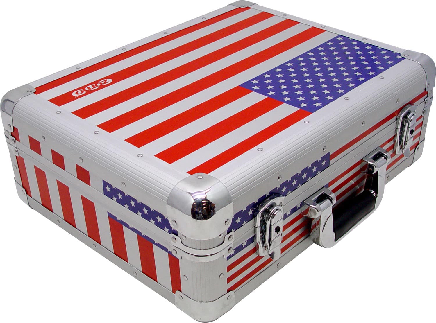 Zomo CD-Case CD-MK3 XT USA-Flag, vedere frontală