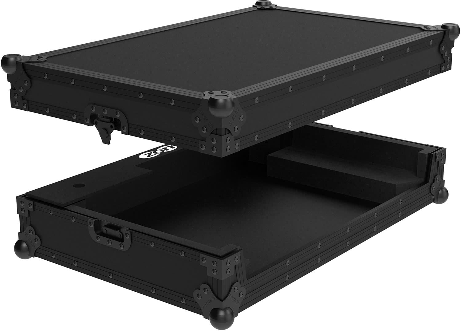 Flightcase D-Live-4 NSE deschis, cu interiorul căptușit pentru controller