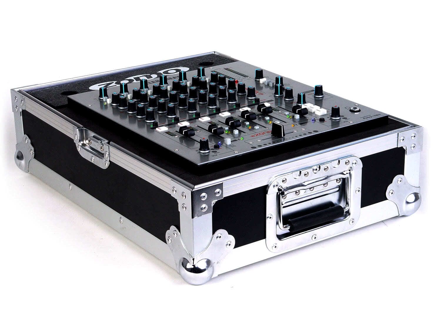 Zomo Flightcase Xone:92 negru, vedere de ansamblu cu capacul închis