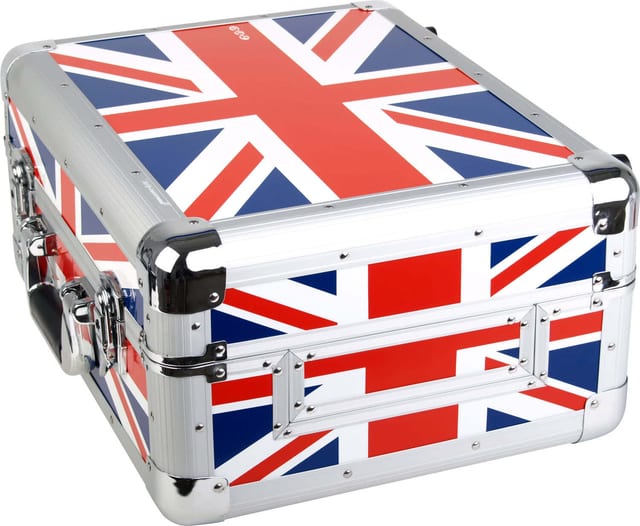 Zomo Flightcase CDJ-1 XT UK-Flag, vedere frontală