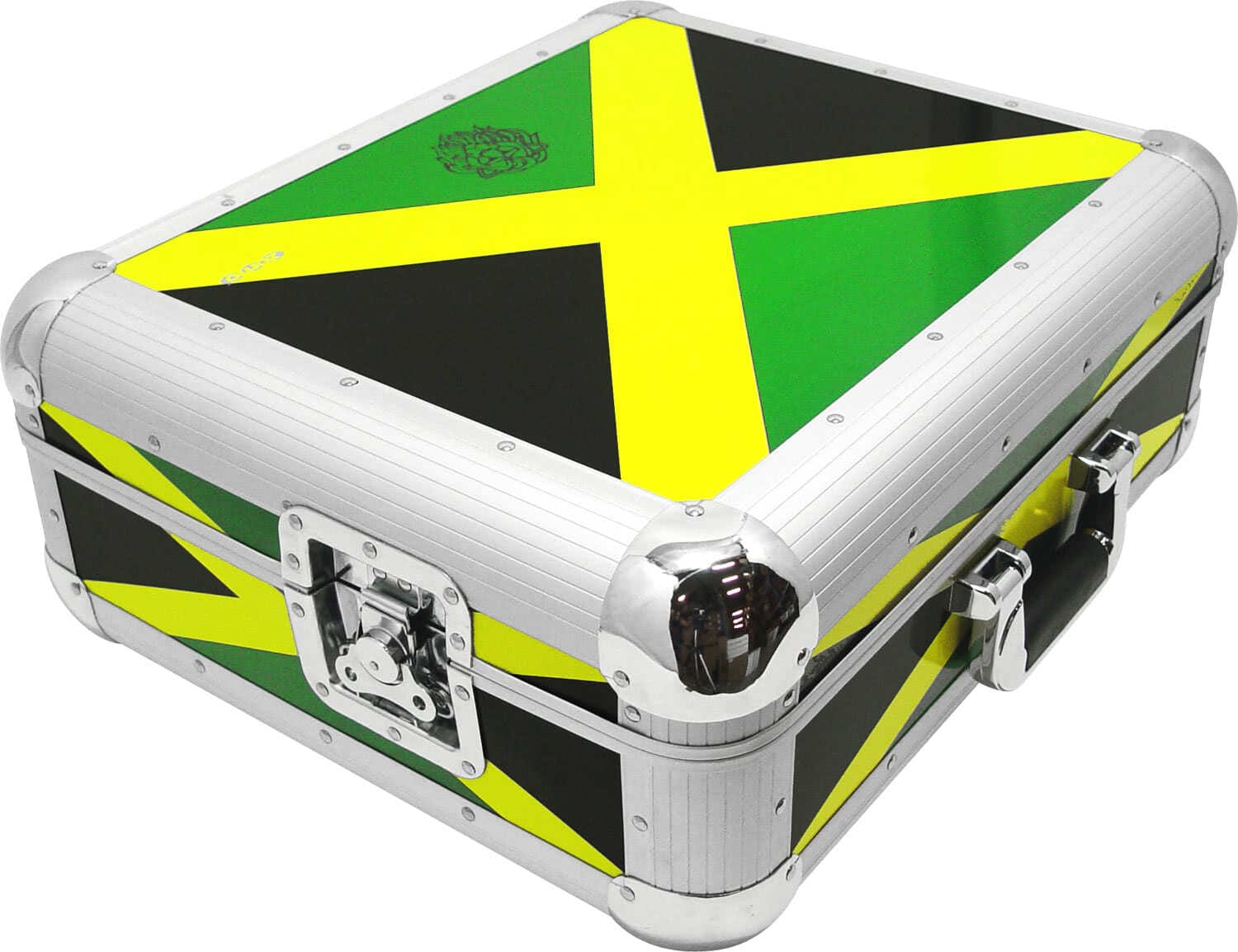 Flightcase Zomo SL-12 XT Jamaica Flag, vedere frontală