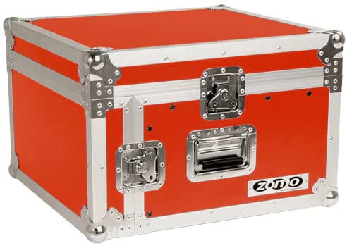 Zomo Flightcase Rack 104 roșu, rack-case pentru echipamente de 19 inch
