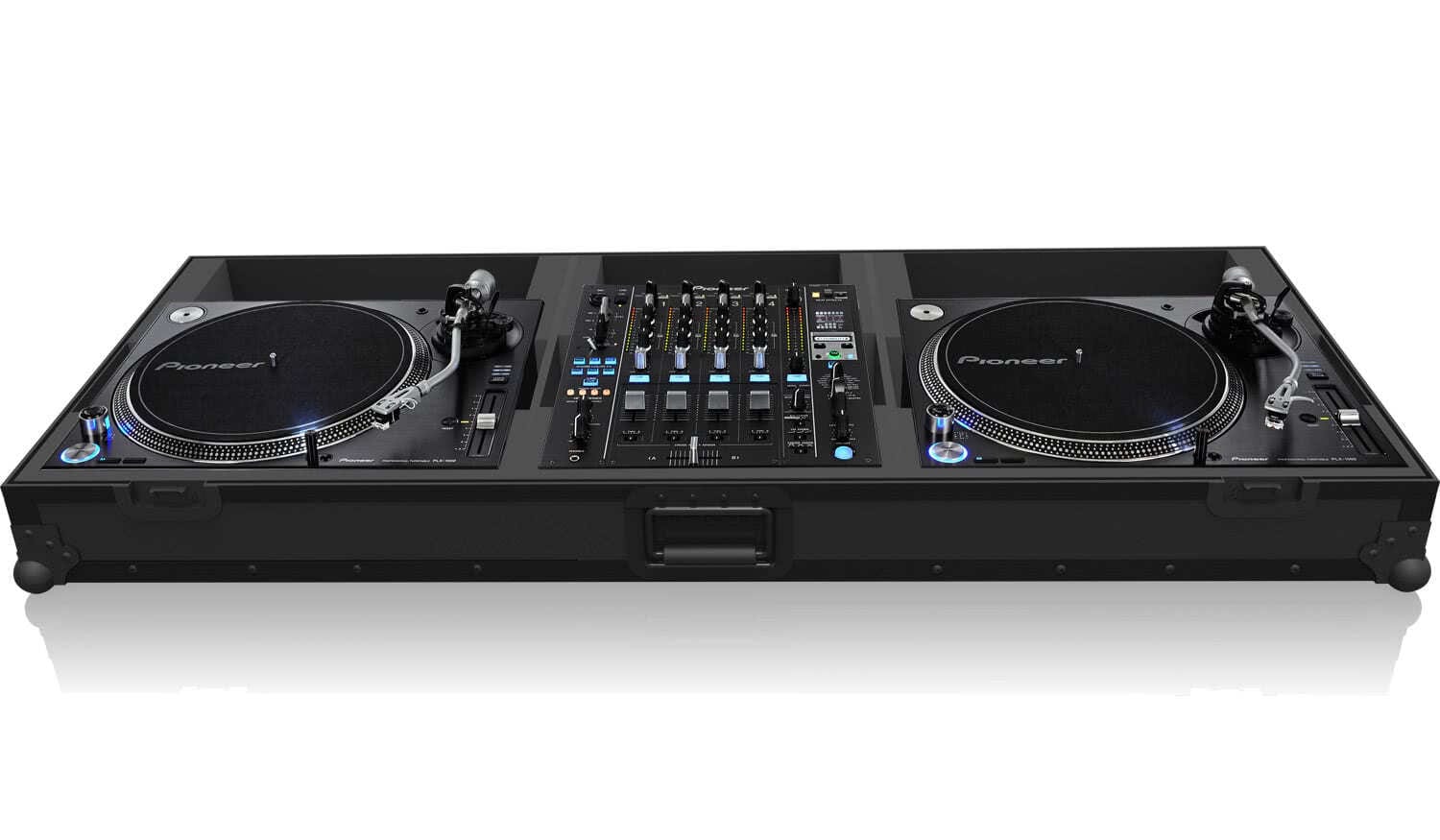 Zomo Flightcase PLX-1900 NSE negru pentru două pick-up-uri Pioneer și mixer DJM-900NXS2