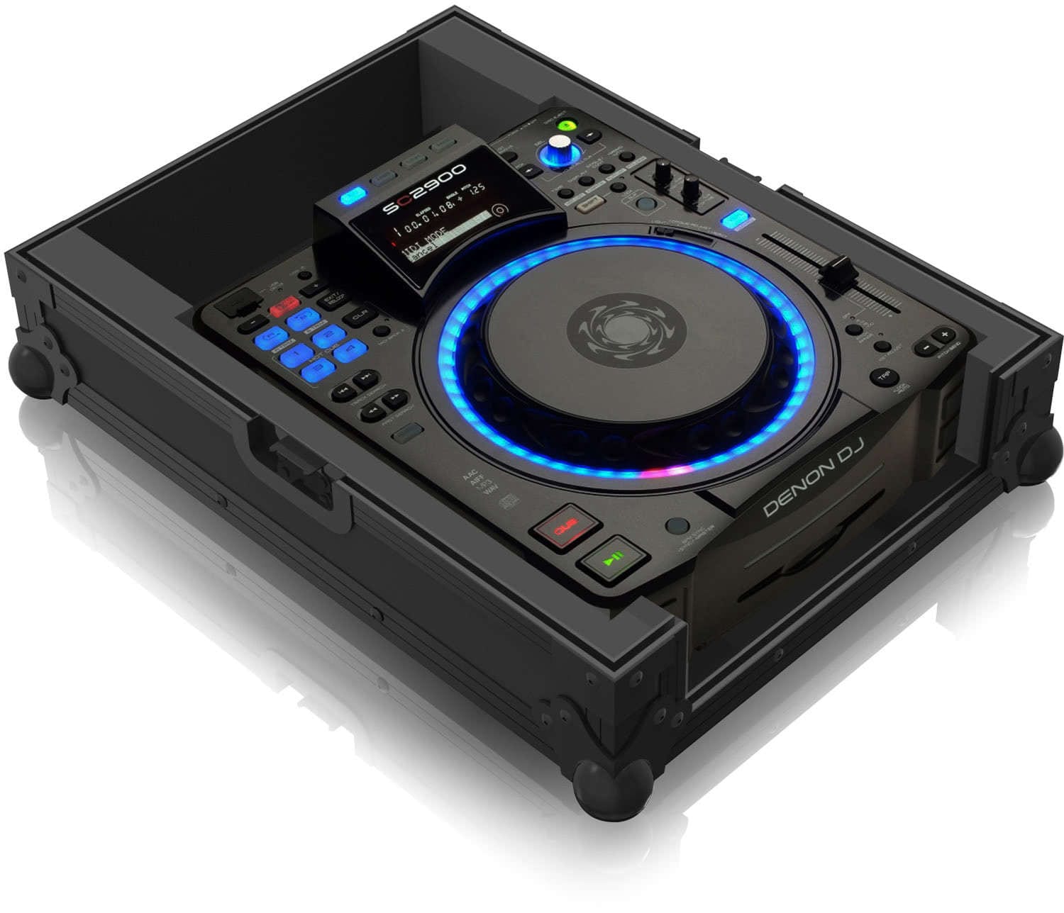 Zomo Flightcase SC-2900 NSE negru, vedere generală a carcasei închise