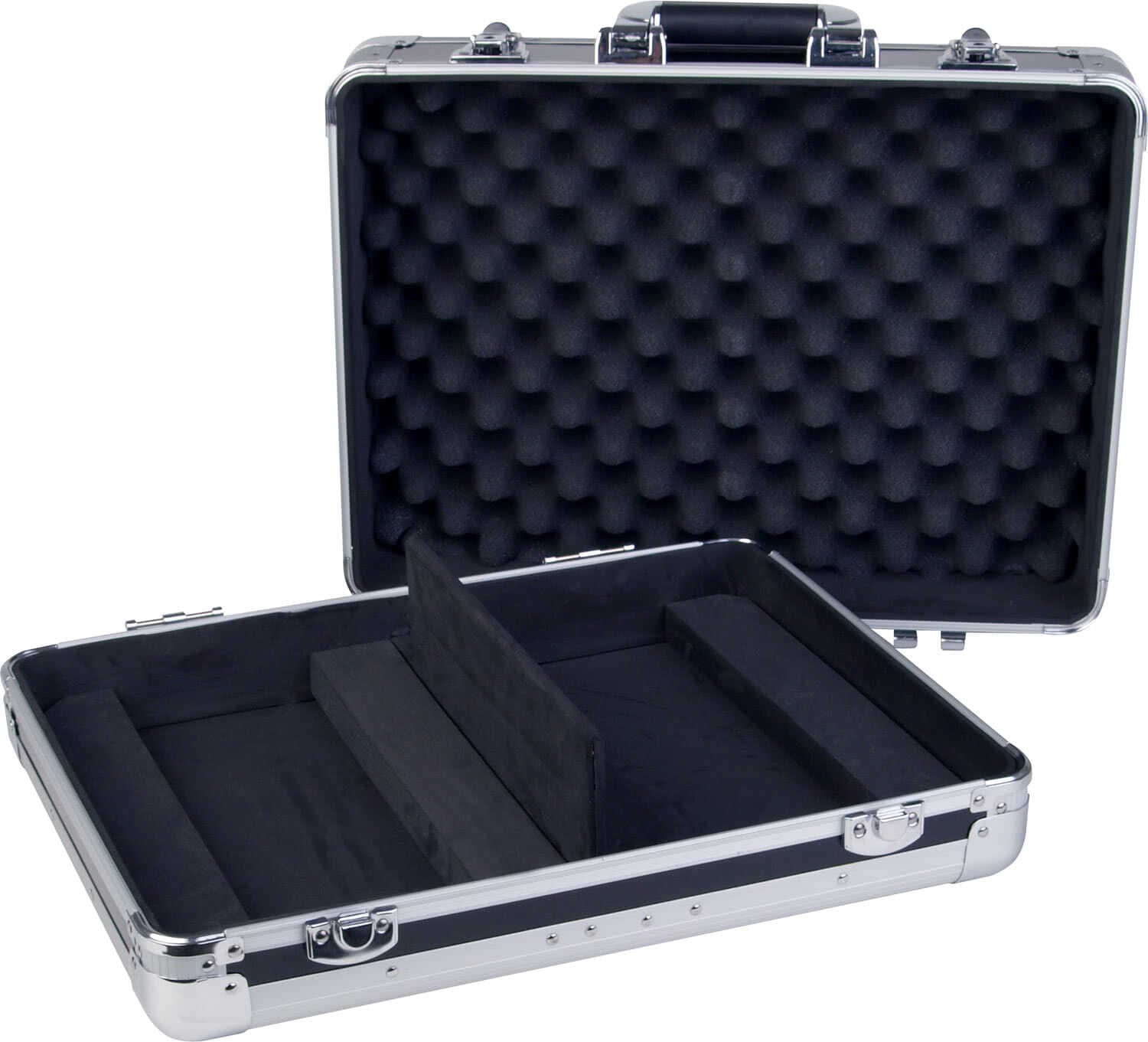 Zomo Flightcase CDJ-2 XT negru, închis, vedere în unghi