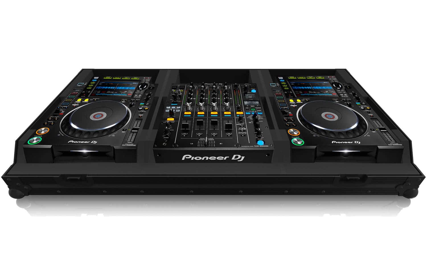 Zomo Flightcase Set 2900 MK2 NSE negru, Night Style Edition, pentru 2 CD playere Pioneer și mixer