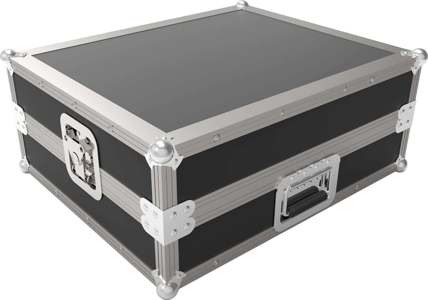 PEP FC-TT flightcase pentru pick-up, detaliu cu profile din aluminiu și protecții de colț