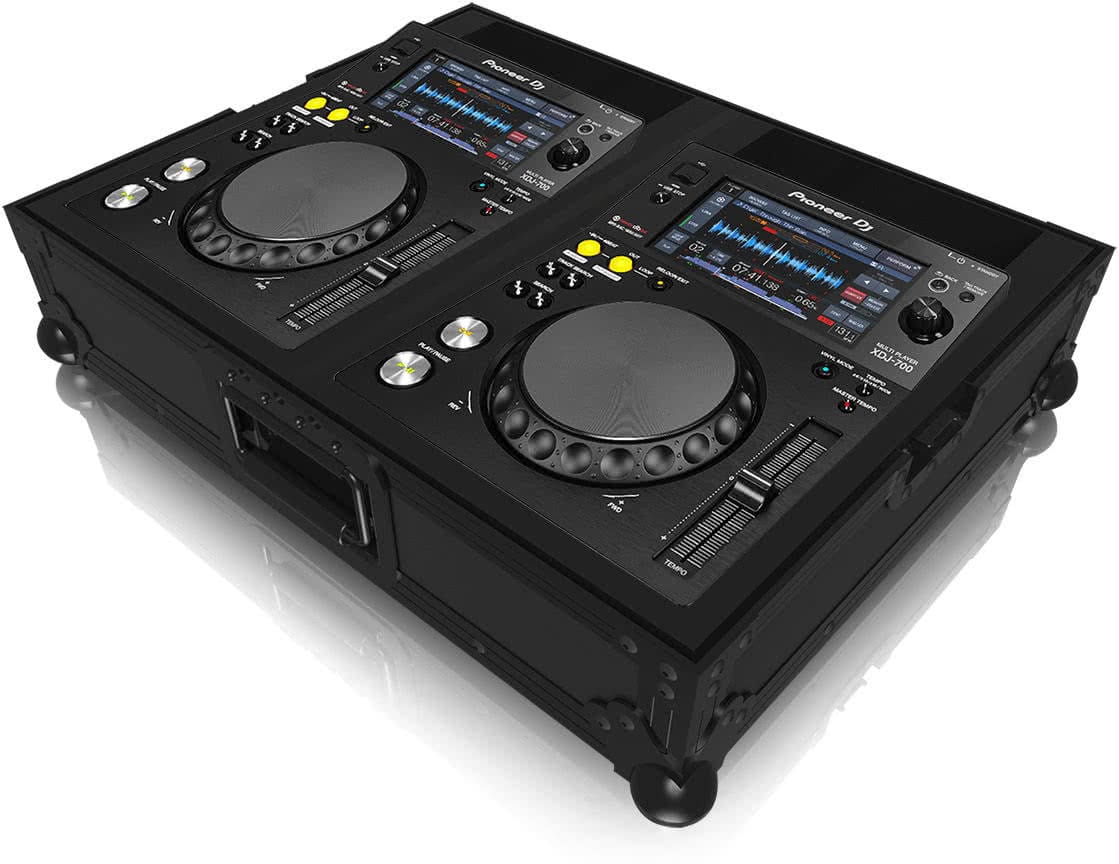 Zomo Flightcase XDJ-700 NSE negru, vedere generală a carcasei închise