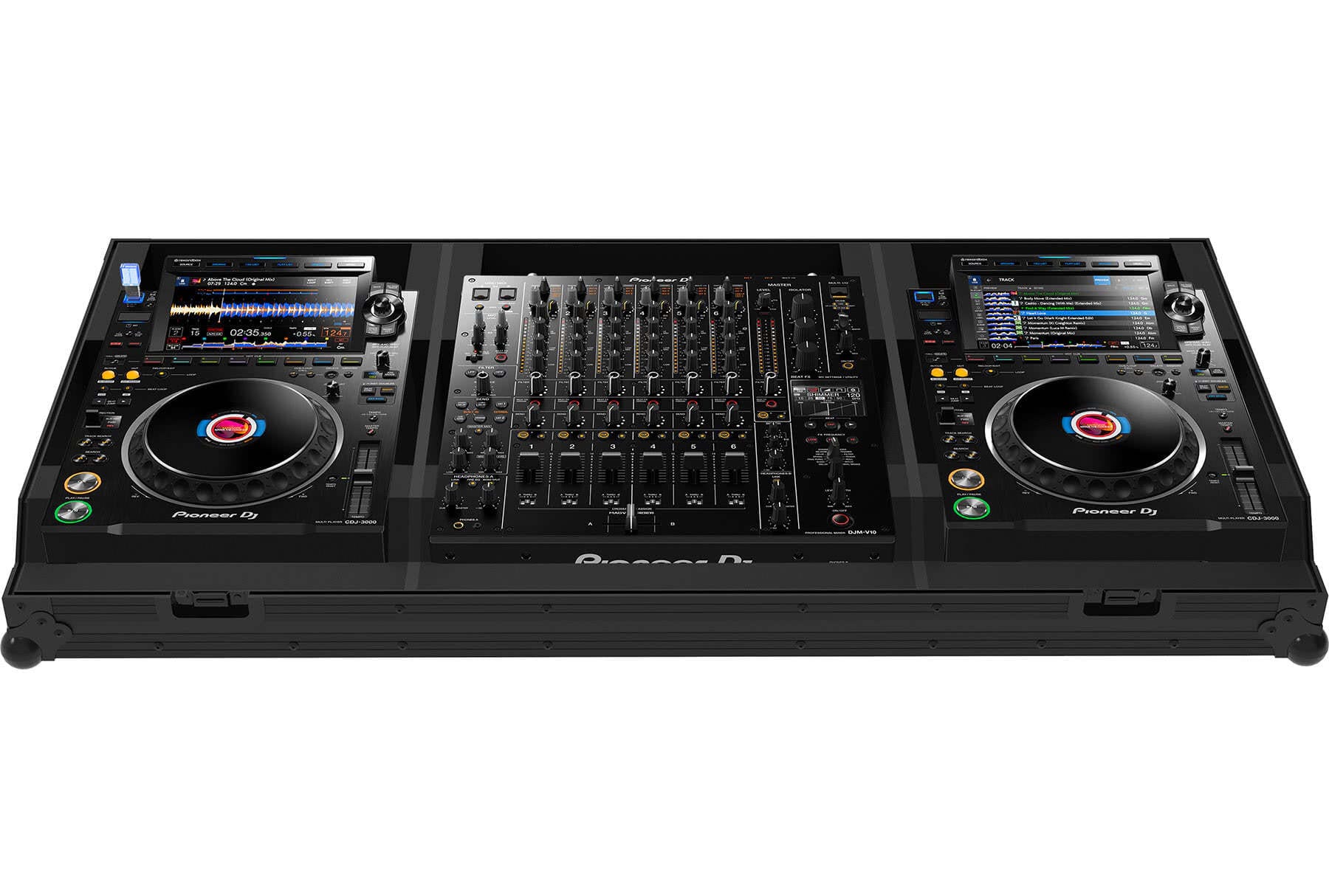 Zomo Flightcase Set-3000 NSE negru, flightcase pentru 2x CDJ-3000 și DJM-V10