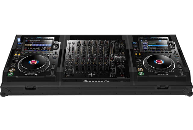 Zomo Flightcase Set-3000 NSE negru, flightcase pentru 2x CDJ-3000 și DJM-V10