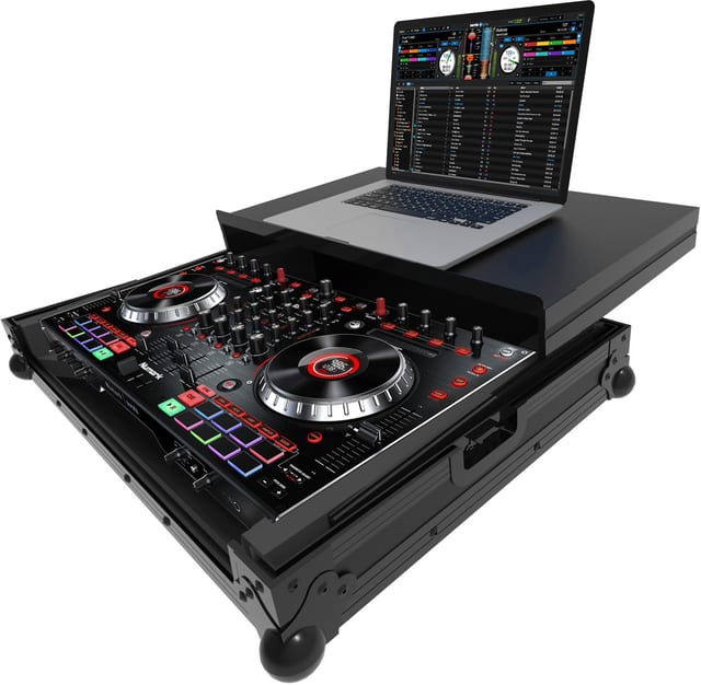 Zomo Flightcase NS6II Plus NSE negru, vedere generală a carcasei închise