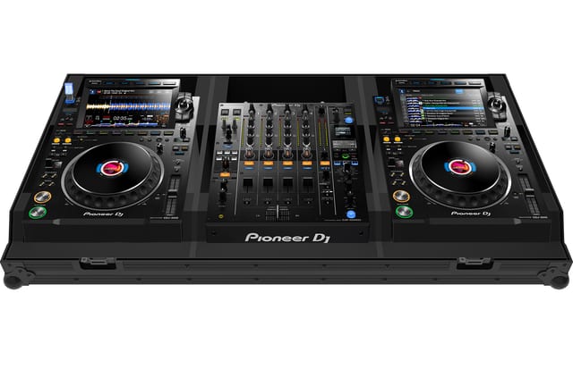 Zomo Flightcase Set-3900 NSE negru, flightcase de set pentru 2x CDJ-3000 și DJM-900NXS2