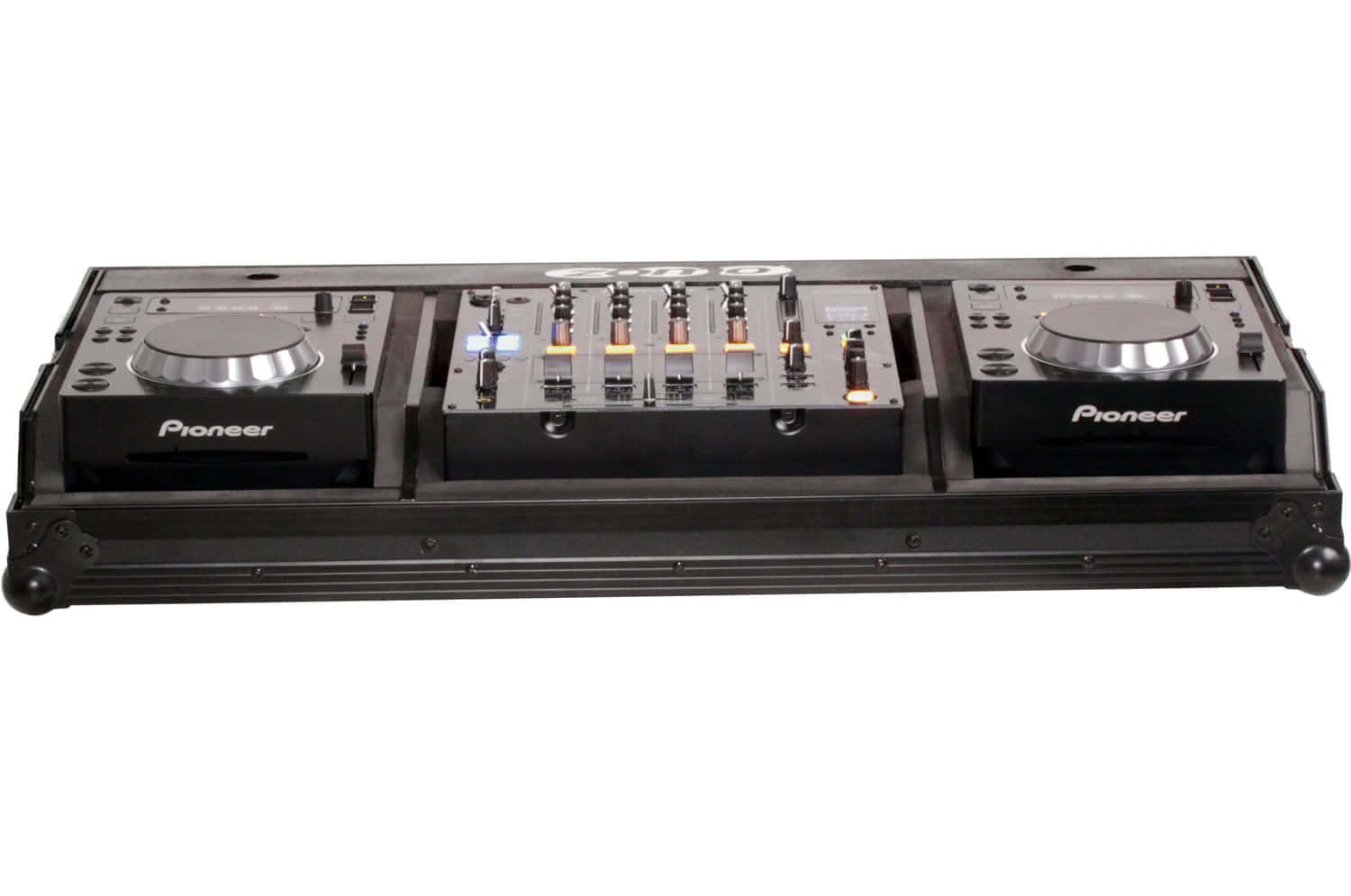 Flightcase Zomo Set 350 NSE cu capacul demontat și burete interior