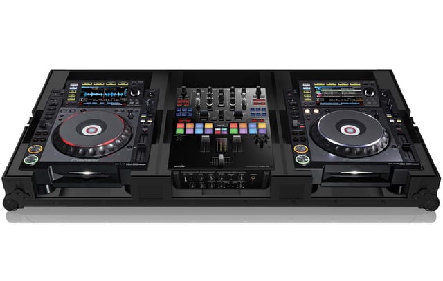 Zomo Flightcase Set 2009 NSE negru pentru două CD playere Pioneer CDJ și mixer DJM-S9