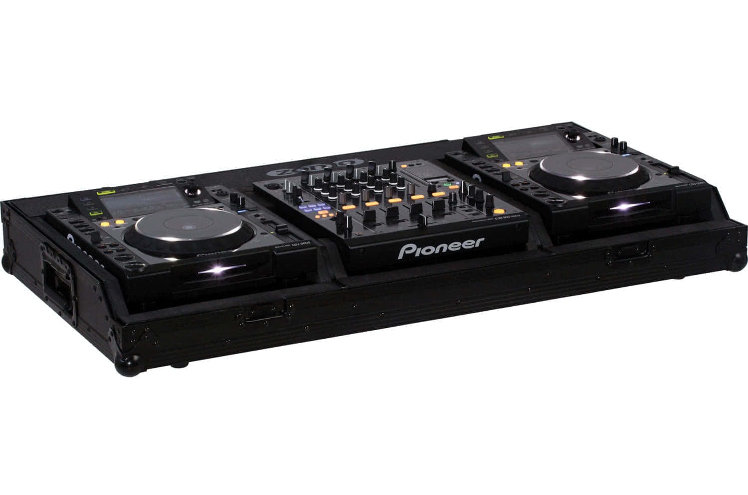 Zomo Flightcase Set 2900 NSE negru, vedere generală a setului