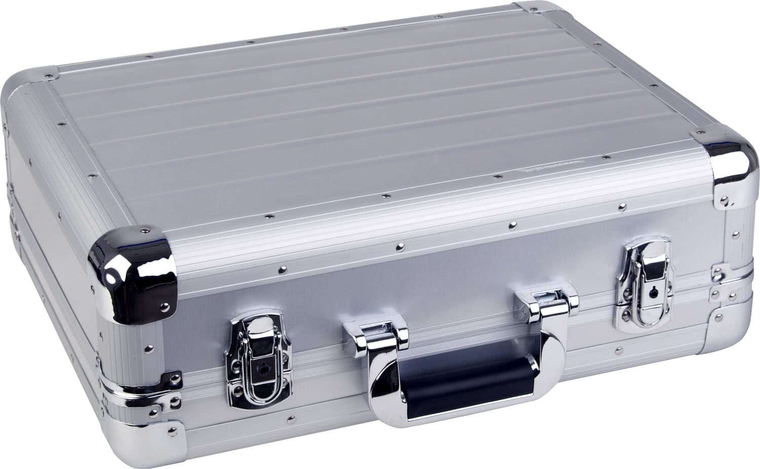 Zomo Flightcase CDJ-2 XT argintiu, vedere frontală