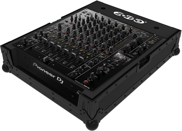 Zomo Flightcase P-DJM-V10 NSE negru pentru mixerul Pioneer DJM-V10, vedere frontală