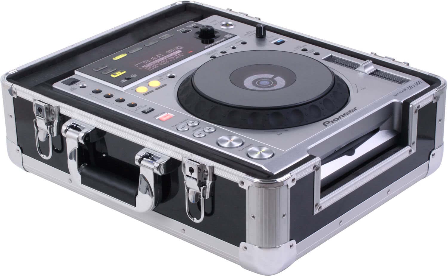 Zomo Flightcase CDJ-1 XT argintiu, detaliu închizătoare