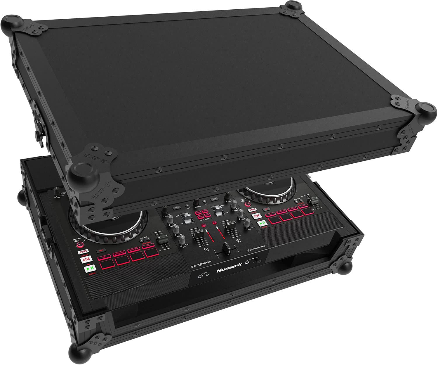 Flightcase Zomo N-Mixstream NSE deschis, cu interiorul căptușit pentru controller