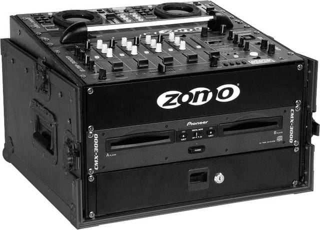 Zomo Flightcase Rack 104 negru, rack-case de 19 inch