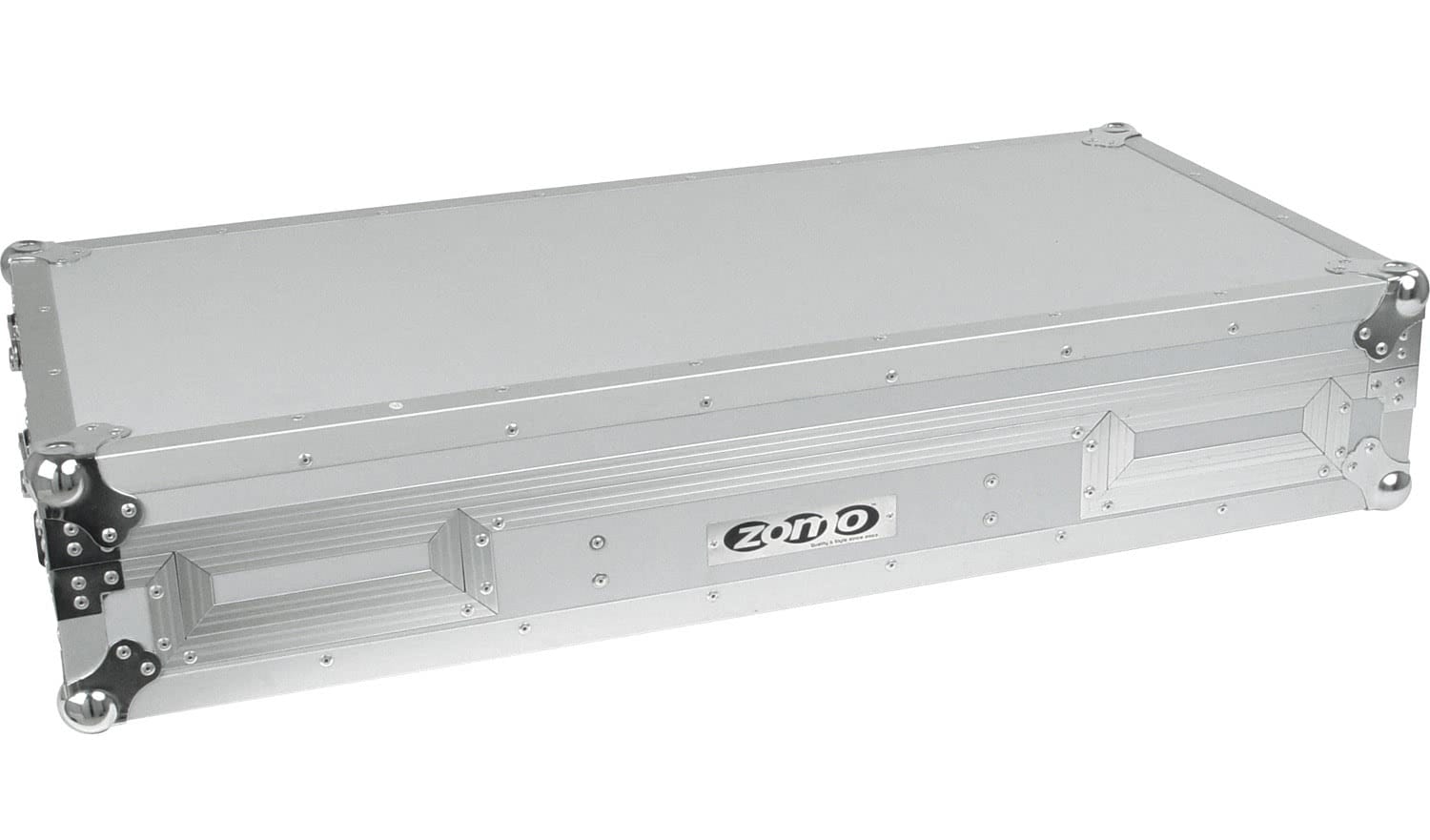 Zomo Flightcase DN-3500/12 argintiu, vedere frontală