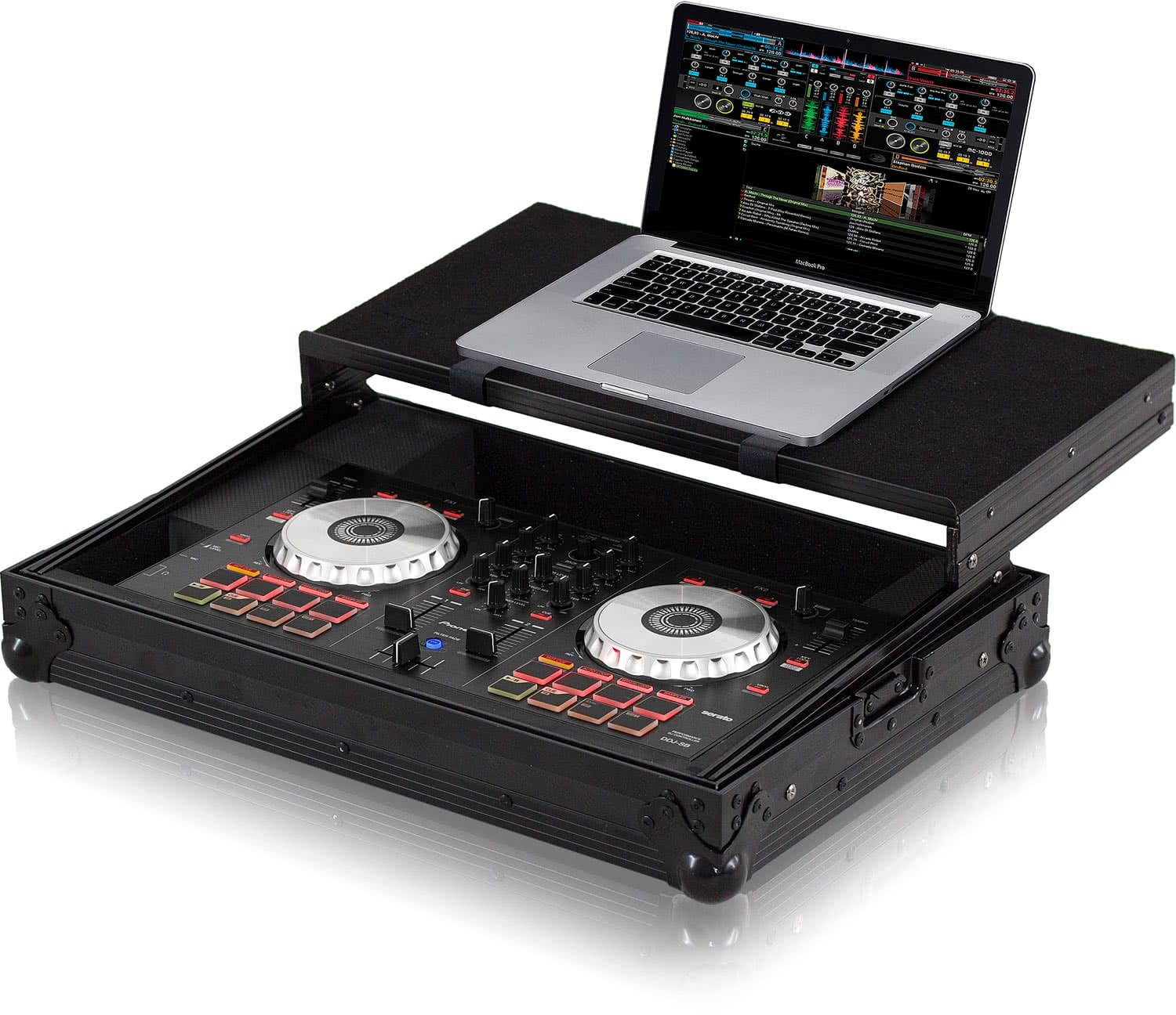 Zomo Flightcase P-DDJ-SB Plus NSE negru, vedere de ansamblu