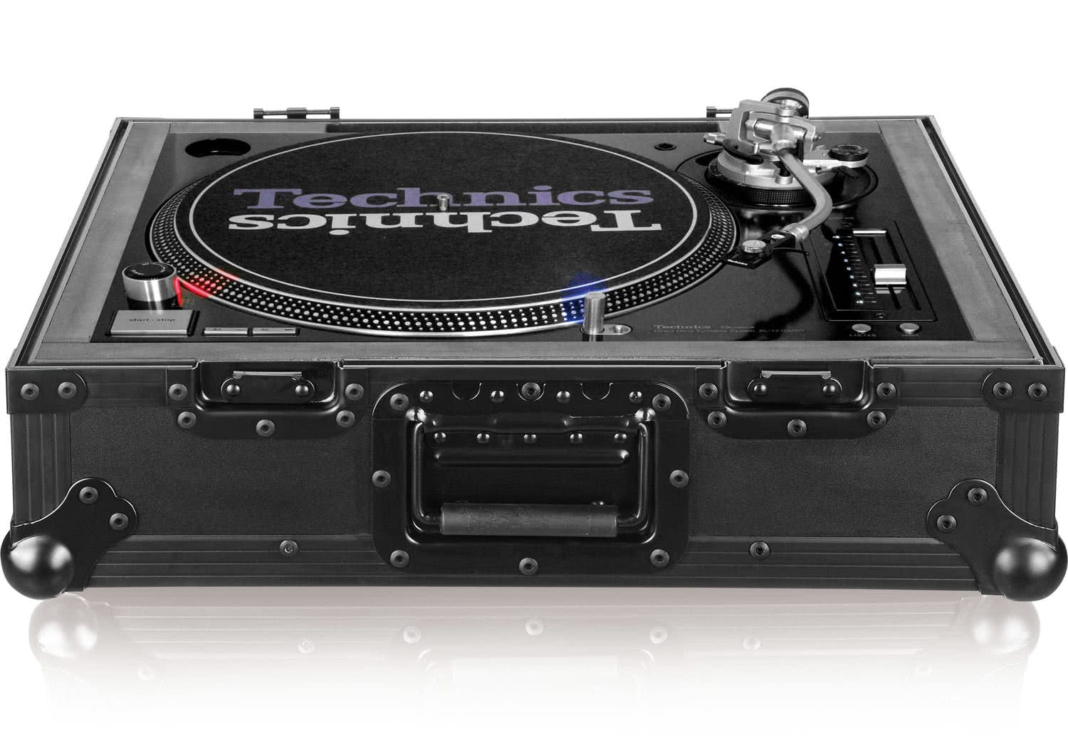 Zomo T-2 NSE flightcase pentru pick-up, vedere laterală cu mâner