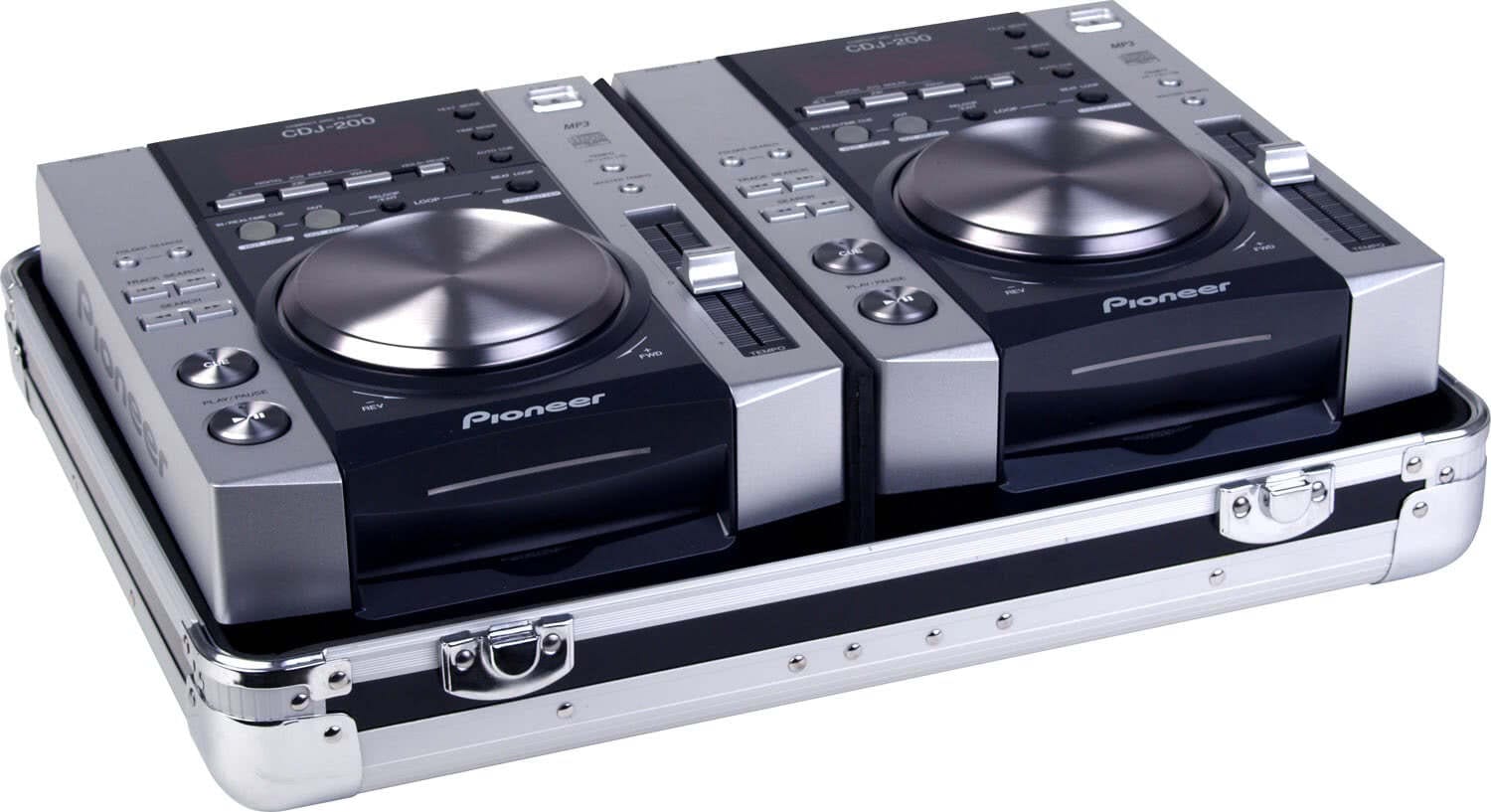 Zomo Flightcase CDJ-2 XT negru, vedere din lateral