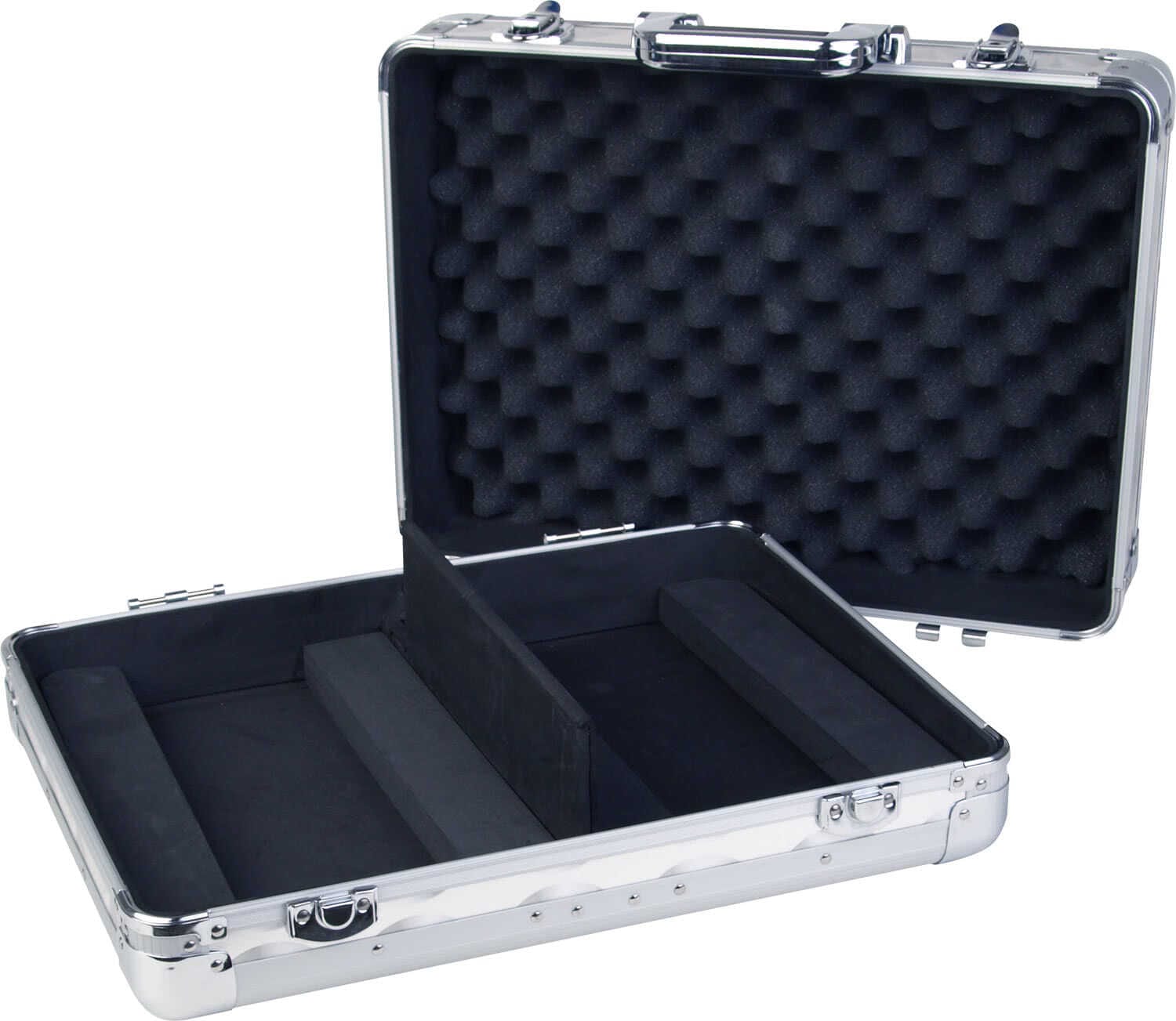 Zomo Flightcase CDJ-2 XT argintiu, colț și profil