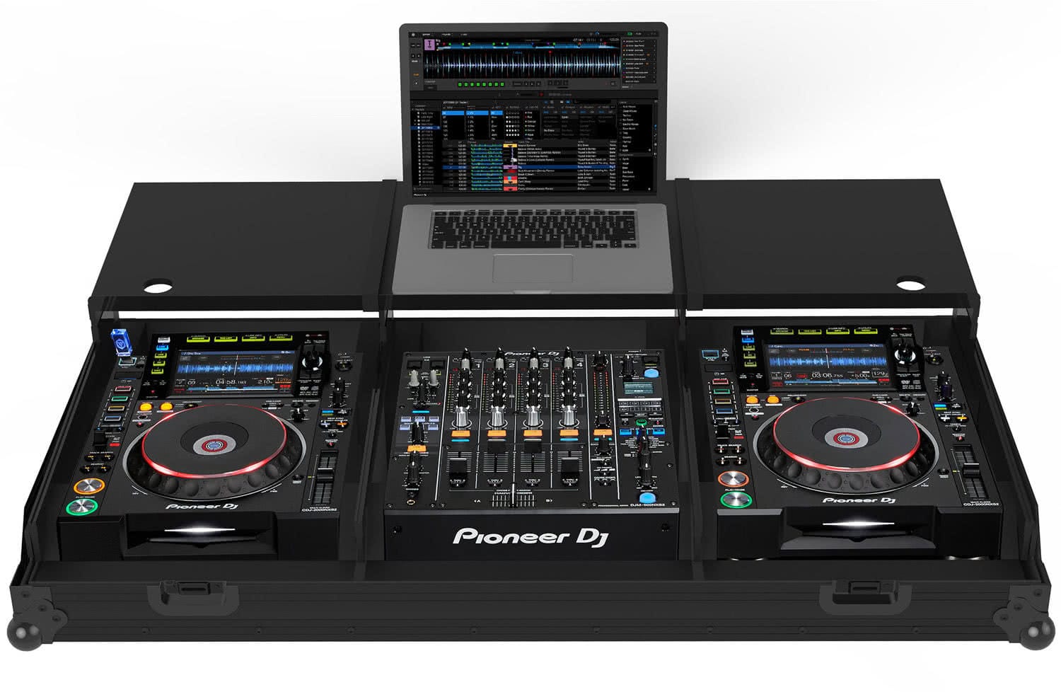 Zomo Flightcase Set 2900 MK2 Plus NSE negru, vedere de ansamblu