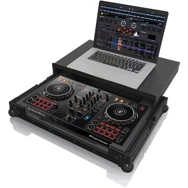 Zomo Flightcase P-DDJ-400 Plus NSE negru, vedere generală, pentru Pioneer DDJ-400