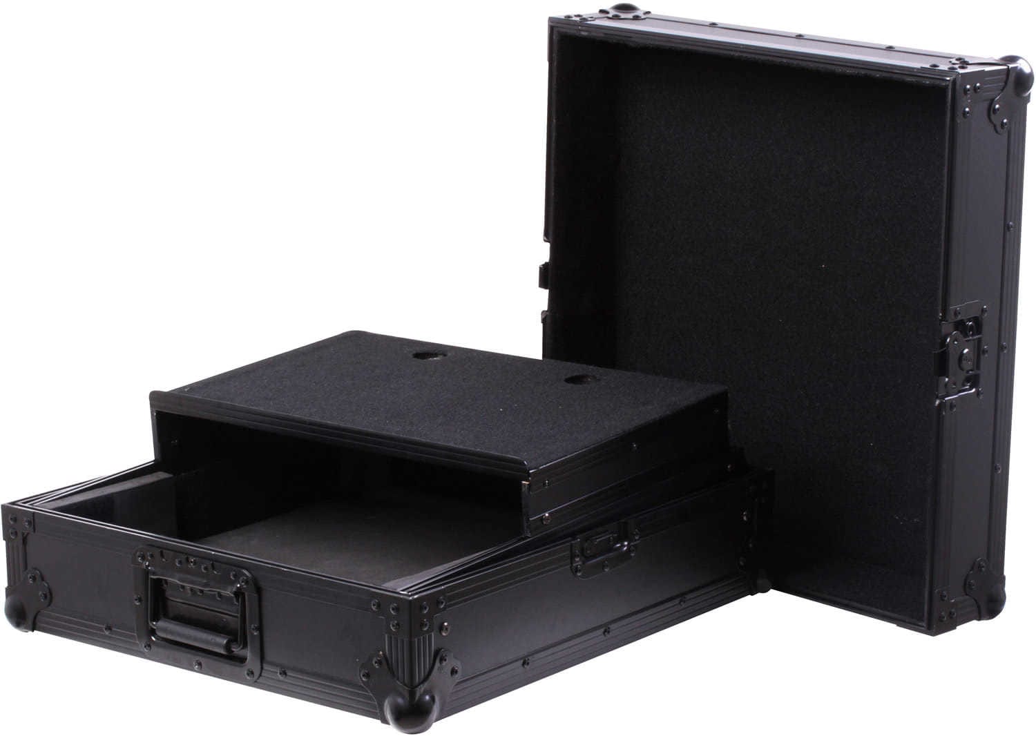 Flightcase PM-2000 Plus NSE deschis, cu raftul extractibil pentru notebook