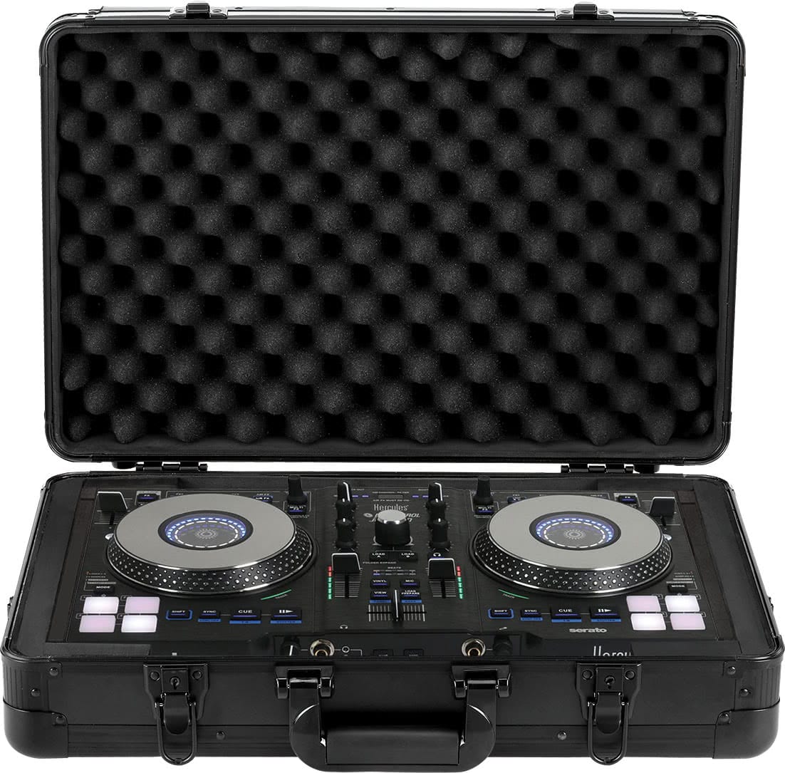 Zomo MFC-20 flightcase deschis cu interiorul căptușit