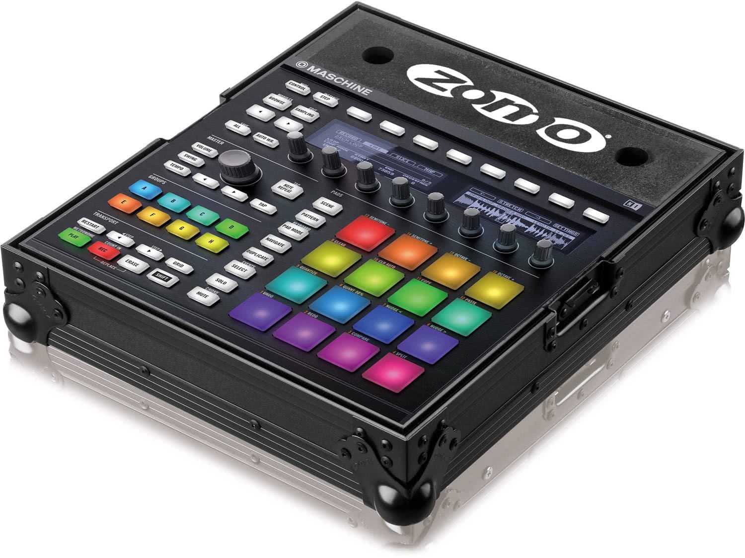 Zomo Flightcase N-Maschine NSE negru, închis, vedere frontală