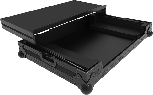 Zomo Flightcase S2 MK3 Plus NSE negru, flightcase pentru controller Traktor Kontrol S2 MK3 și laptop