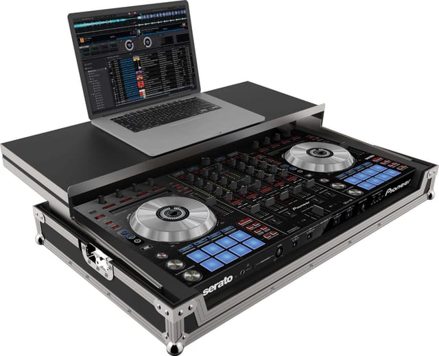 Flightcase PEP FC-SX negru/argintiu pentru Pioneer DDJ-SX, vedere generală