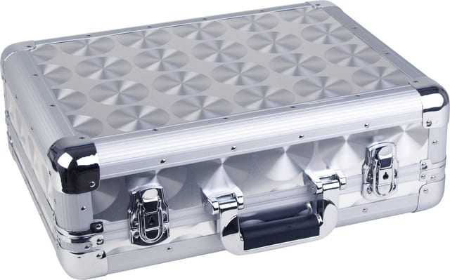Zomo Flightcase CDJ-2 XT tank, vedere frontală cu capacul închis