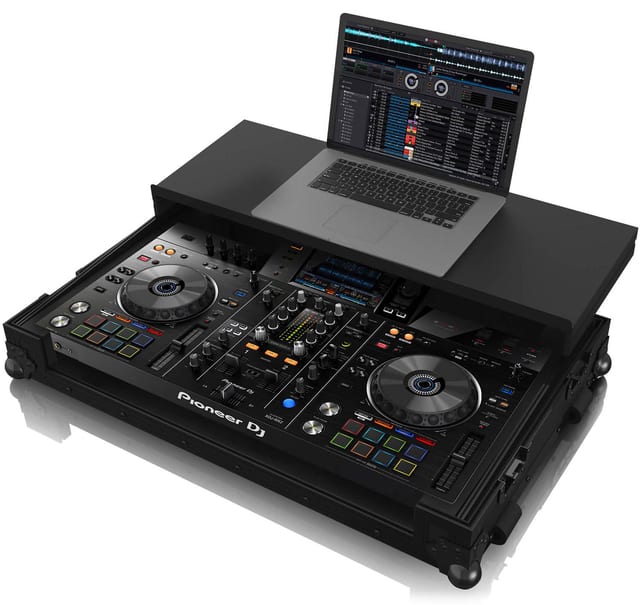Flightcase Zomo P-XDJ-RX2 Plus NSE negru pentru Pioneer P-XDJ-RX2, cu profile din aluminiu