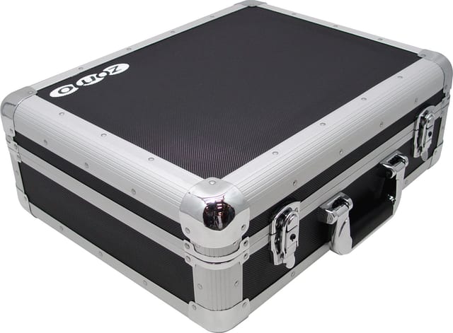 Zomo CD-Case MK2 negru, flightcase pentru CD-uri, vedere frontală