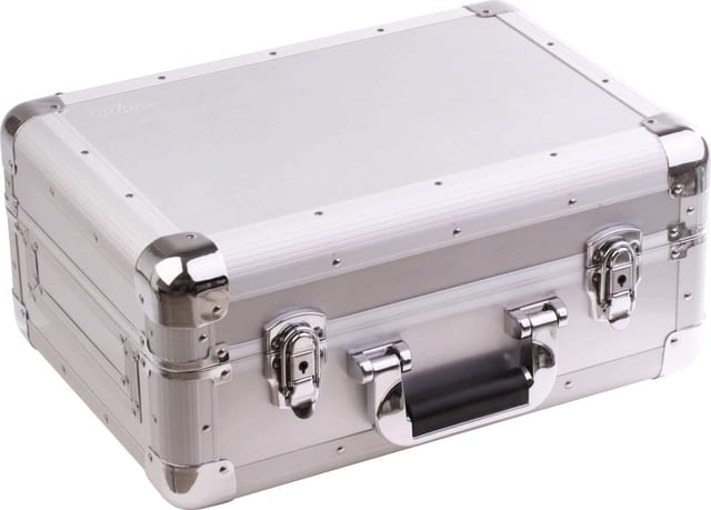 Zomo Flightcase CDJ-10 XT argintiu, vedere frontală