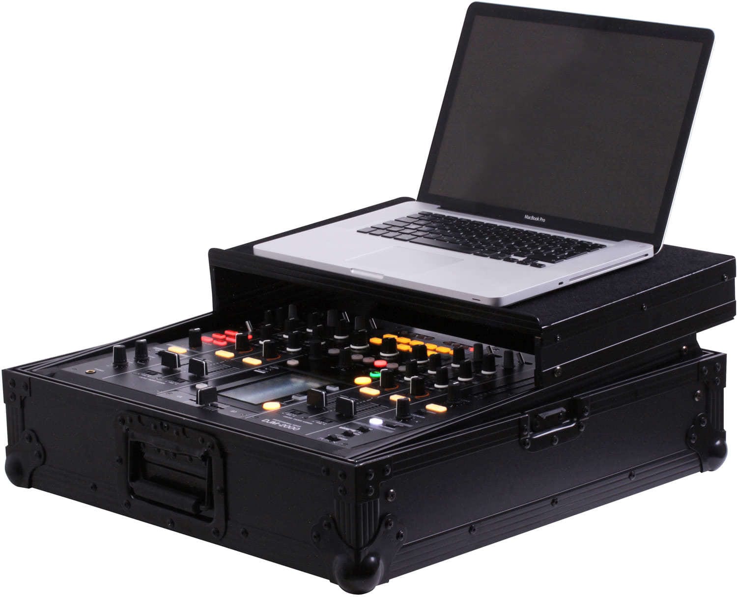 Flightcase PM-2000 Plus NSE cu capacul închis și închizători tip fluture