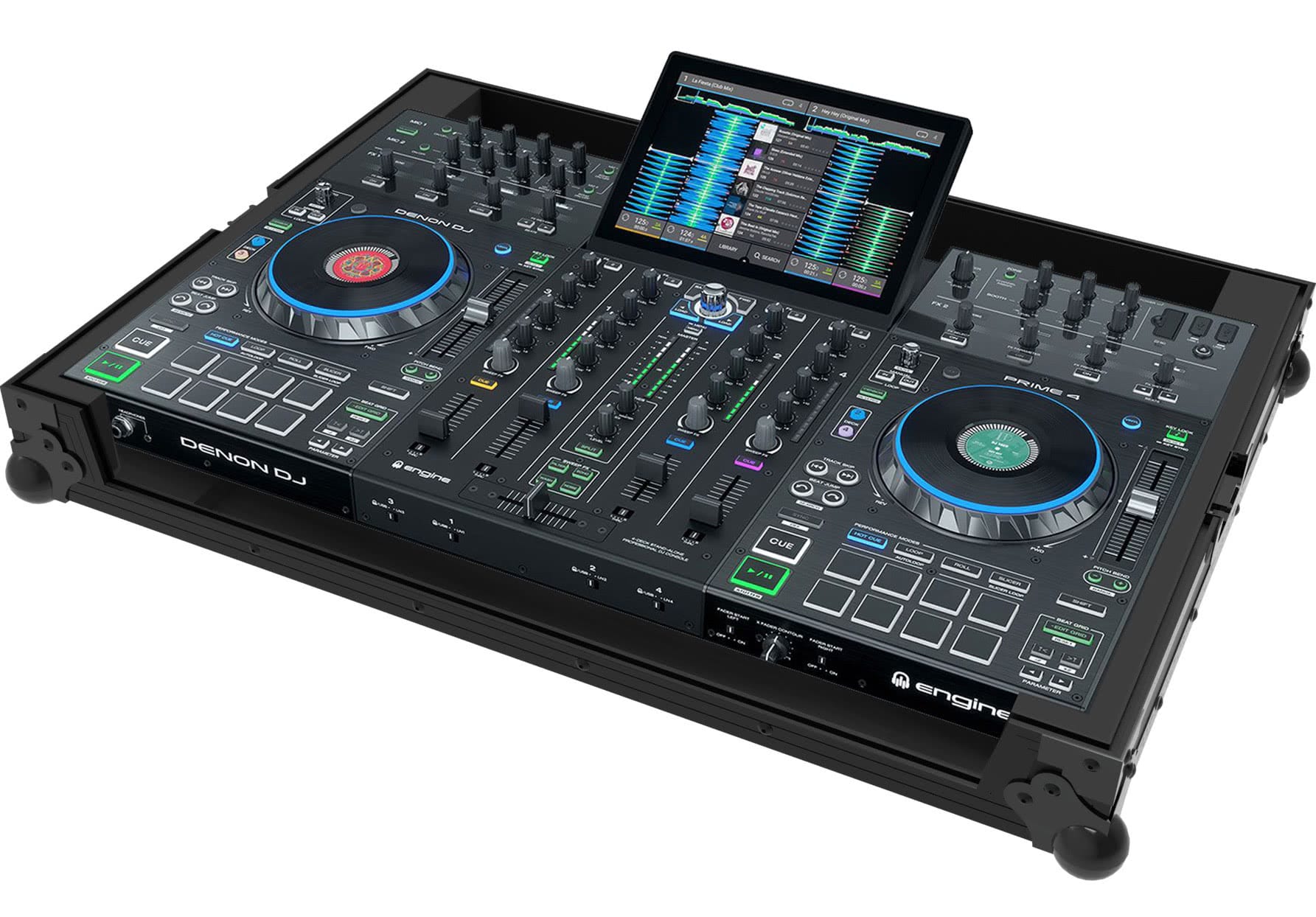 Flightcase Zomo D-Prime 4 NSE negru, închis, văzut din față