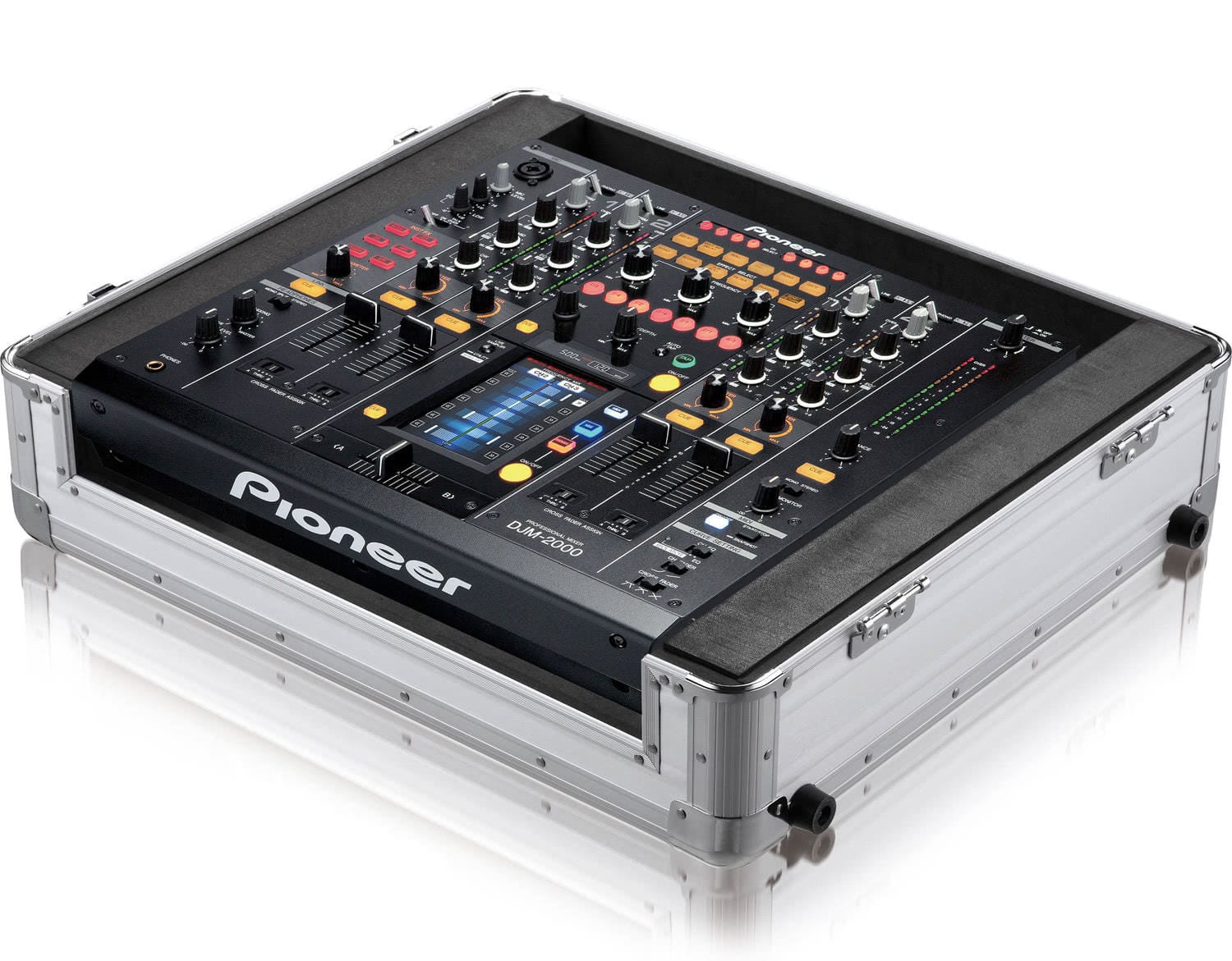 Zomo Flightcase DJM-2000 argintiu, vedere de ansamblu