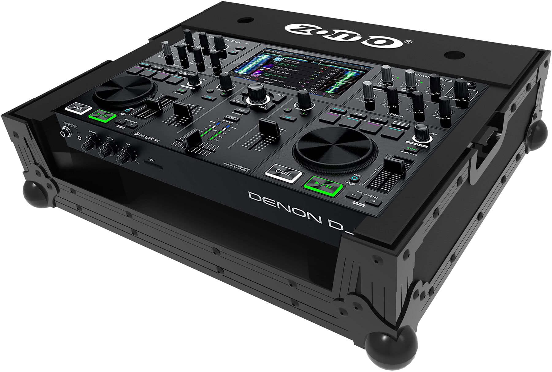 Zomo Flightcase D-Prime-GO NSE negru, văzut din față, închis