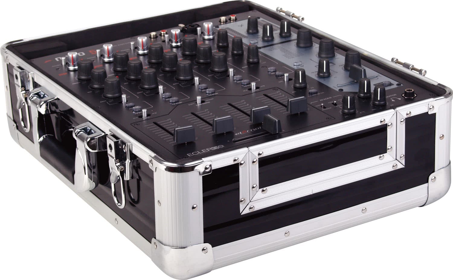 Zomo Flightcase CDJ-1 XT argintiu, vedere de sus