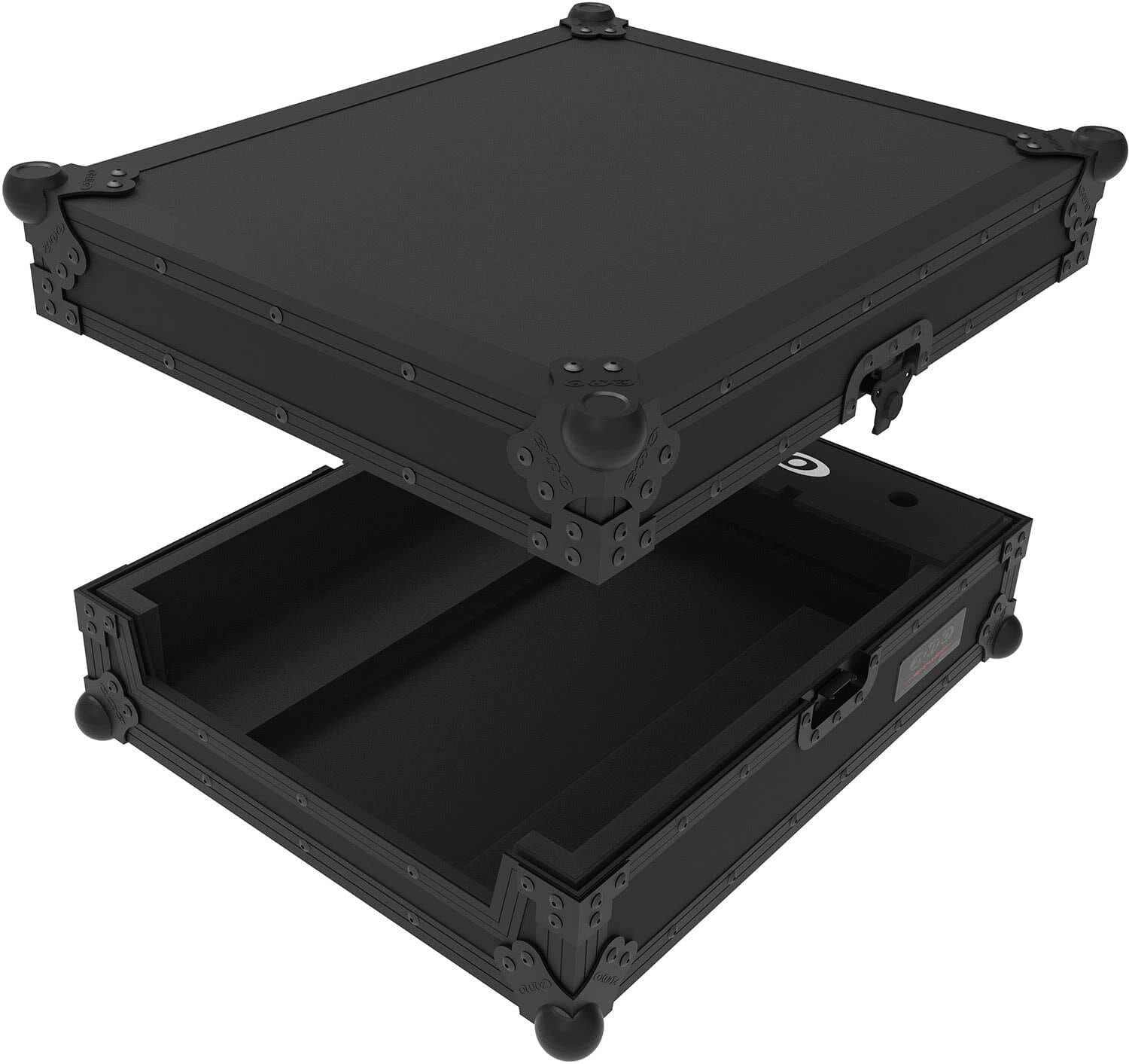 Colț tip bilă și profil din aluminiu negru la Flightcase PM-A9 NSE